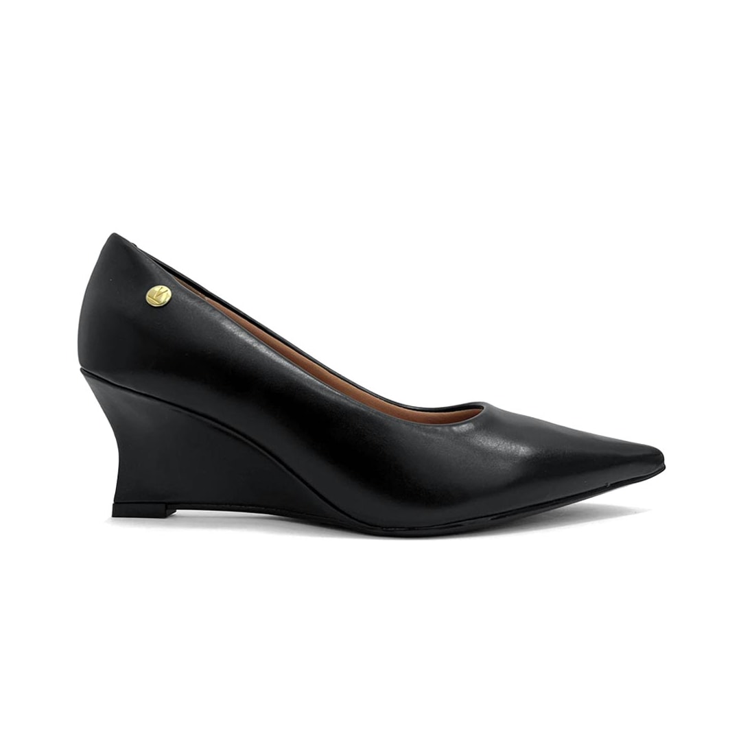 Sapato Vizzano Scarpin Bico Fino 1483.100 Preto Sapato Vizzano Scarpin Bico Fino 1483.100 Preto