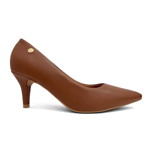 Detalhe - Sapato Vizzano Scarpin Salto Fino 1185.702 Mocca
