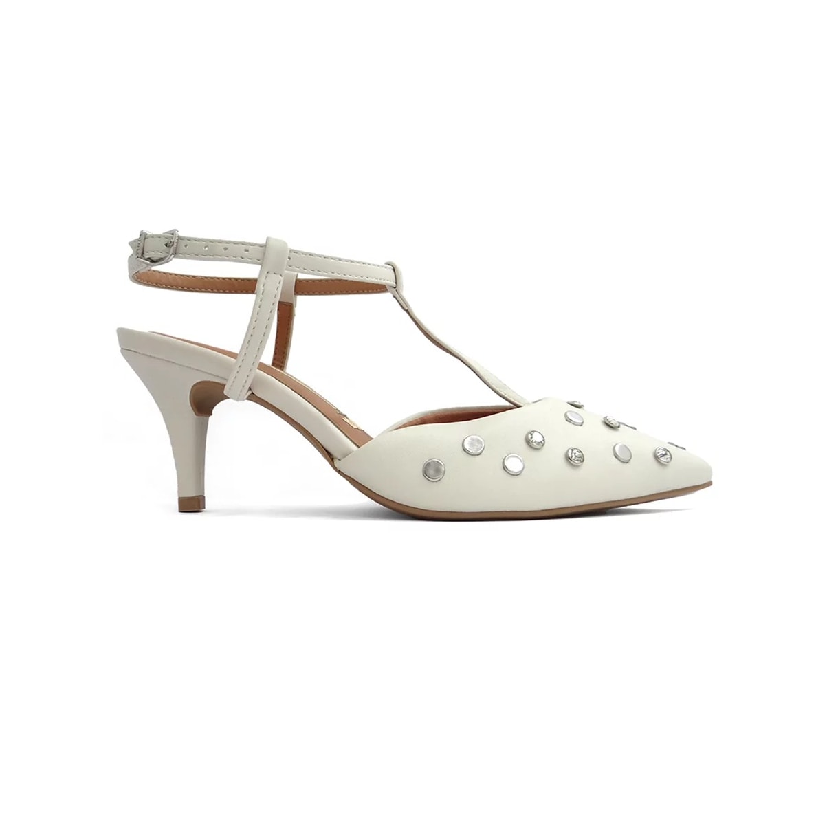Sapato Vizzano Scarpin Slingback 1185.1121 Branco Off Sapato Vizzano Scarpin Slingback 1185.1121 Branco Off