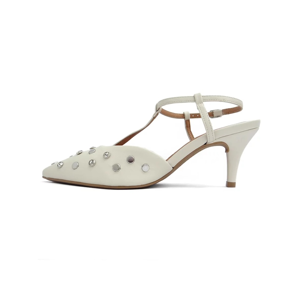 Sapato Vizzano Scarpin Slingback 1185.1121 Branco Off Sapato Vizzano Scarpin Slingback 1185.1121 Branco Off