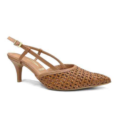 Sapato Vizzano Slingback 1185.1161 Camel