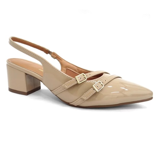 Sapato Vizzano Slingback Scarpin 1220.366 Bege