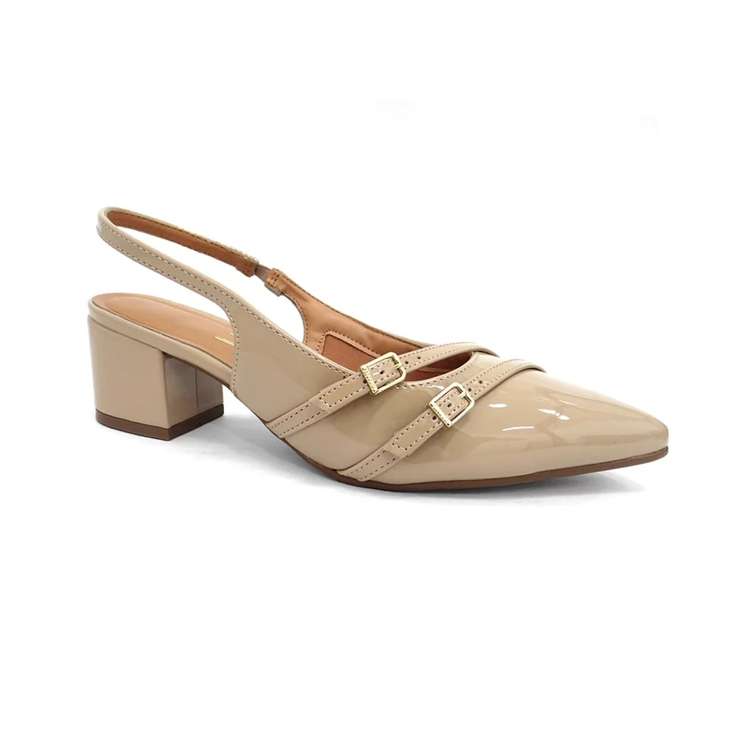 Sapato Vizzano Slingback Scarpin 1220.366 Bege