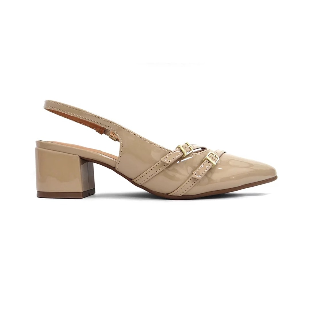 Sapato Vizzano Slingback Scarpin 1220.366 Bege