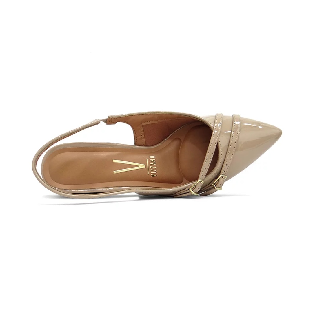 Sapato Vizzano Slingback Scarpin 1220.366 Bege