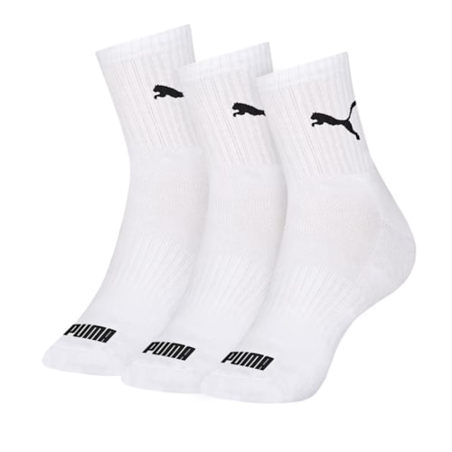 Detalhe - Selene Kit Meia Cano Medio 4530 Branco/Branco/Branco