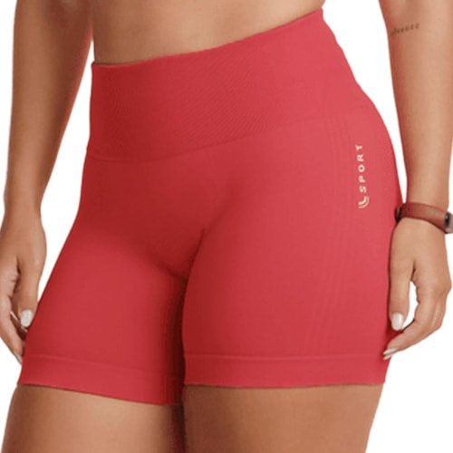 Detalhe - Short Lupo Lsport Basic 71348 Goiaba