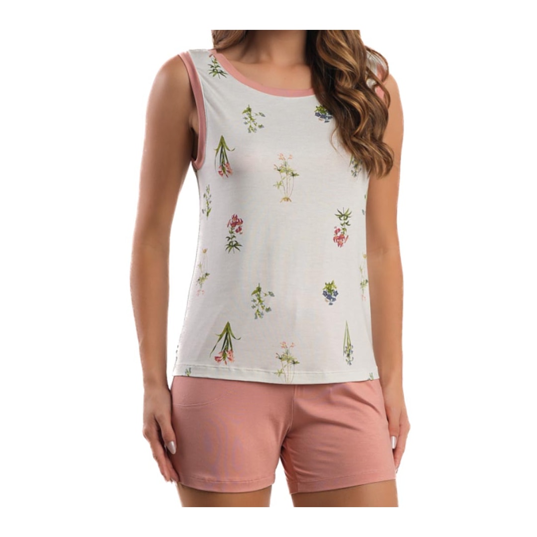 Shortdoll Podiun Feminino Verão Sem Manga 275052 Off White Shortdoll Podiun Feminino Verão Sem Manga 275052 Off White