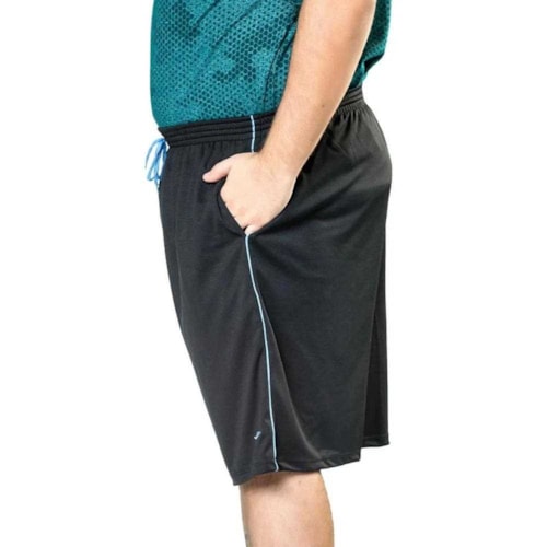 Detalhe - Shorts Elite De Futebol 001248 Preto