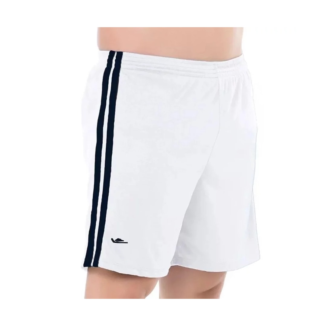 Shorts Elite Futebol 1052 Preto/Branco Shorts Elite Futebol 1052 Preto/Branco