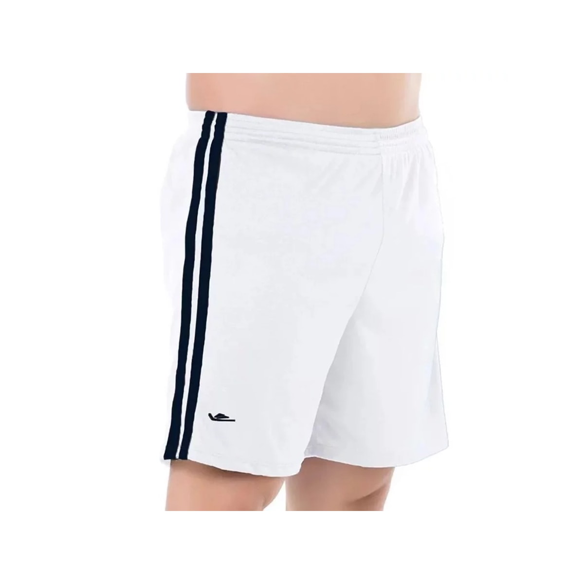 Shorts Elite Futebol 1052 Preto/Branco Shorts Elite Futebol 1052 Preto/Branco