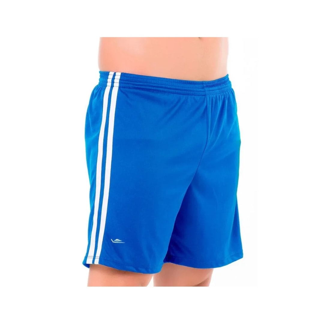 Shorts Elite Futebol 1052 Royal/Branco Shorts Elite Futebol 1052 Royal/Branco