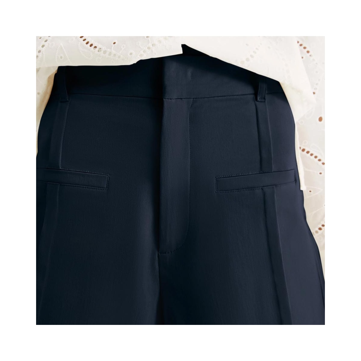 Shorts Hering Feminino Alfaiataria K5wu Azul Marinho Shorts Hering Feminino Alfaiataria K5wu Azul Marinho
