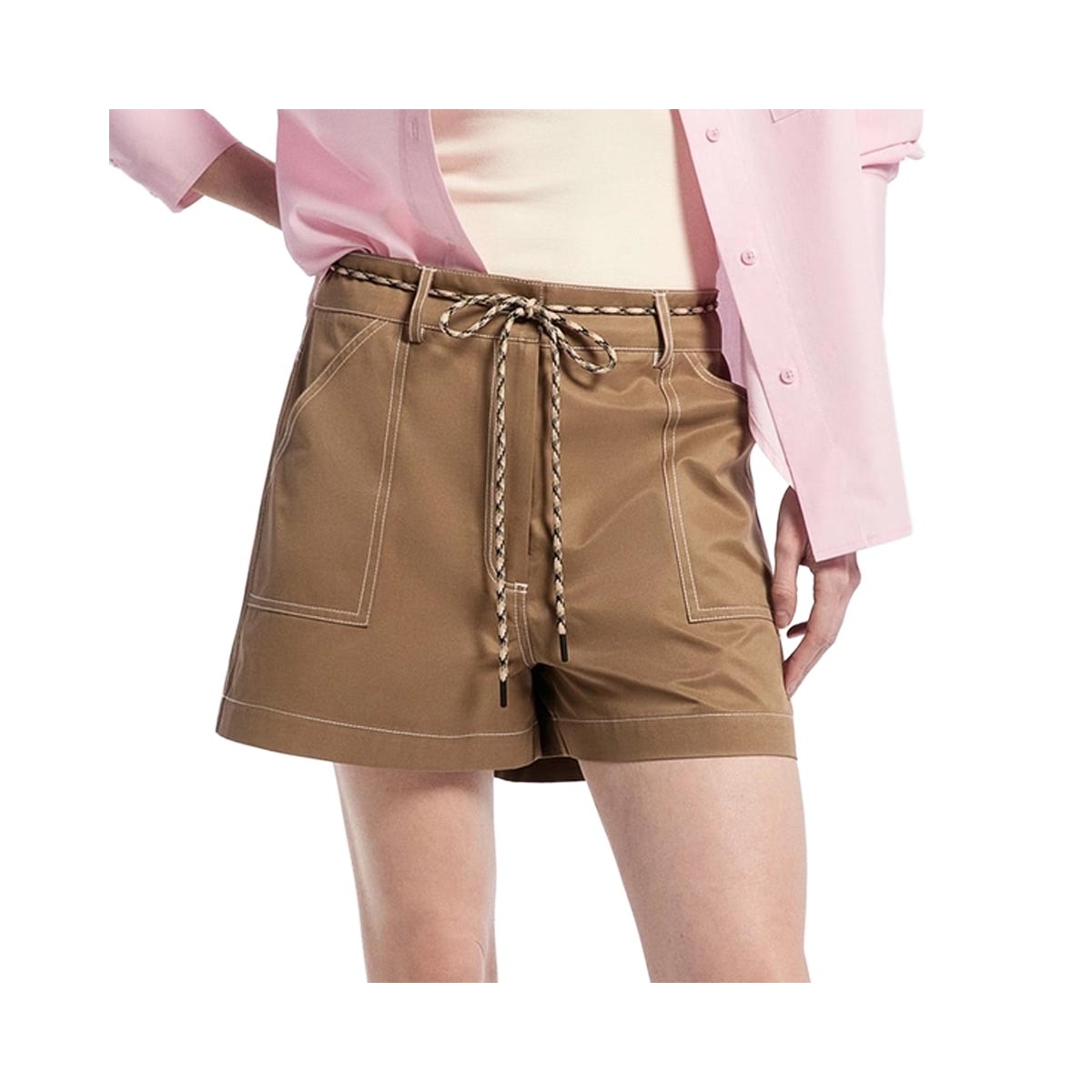 Shorts Hering Feminino Social K6md Capuccino Shorts Hering Feminino Social K6md Capuccino