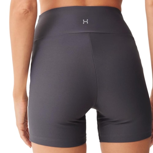 Detalhe - Shorts Hering Fitness Sng3 Cinza