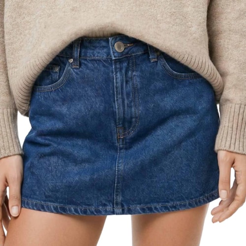 Shorts Hering Saia Jeans Reto HCGQ