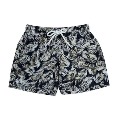 Detalhe - Shorts Mash Infantil 619.07 Preto