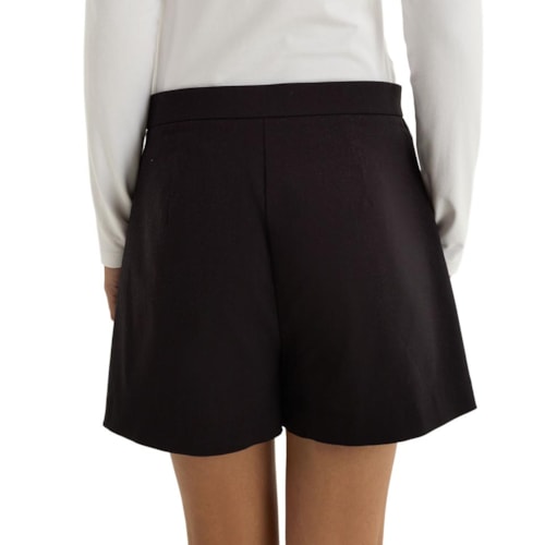 Detalhe - Shorts Saia Hering K6vm Preto