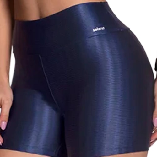 Detalhe - Shorts Selene 3D Fitness 20883 Marinho