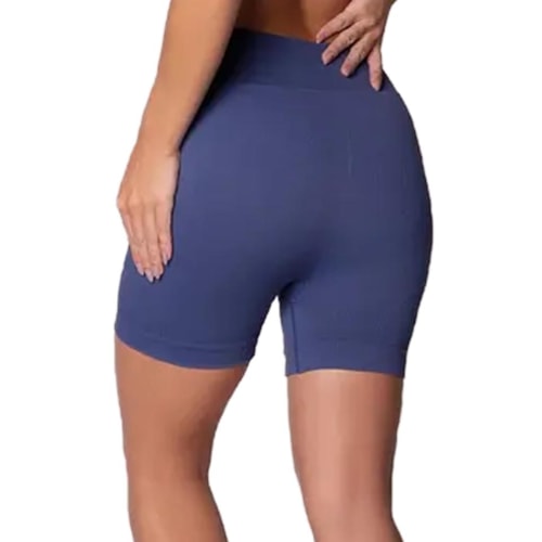 Detalhe - Shorts Selene Fitness 20923.001 Azul Indigo