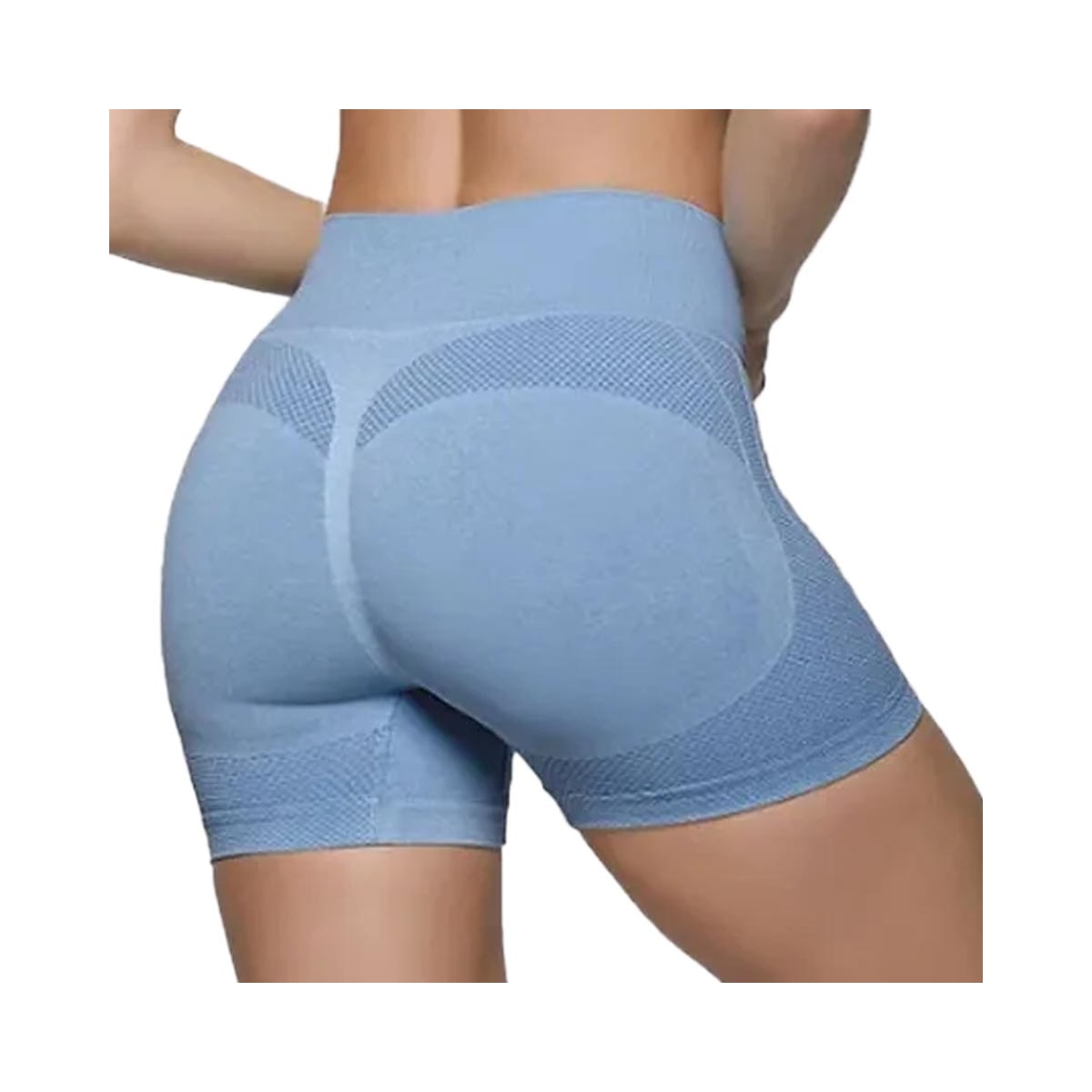 Shorts Selene Fitness 20924 Azul Mescla Shorts Selene Fitness 20924 Azul Mescla