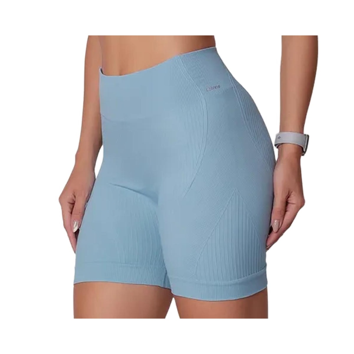 Shorts Selene Fitness 20924 Azul Mescla Shorts Selene Fitness 20924 Azul Mescla