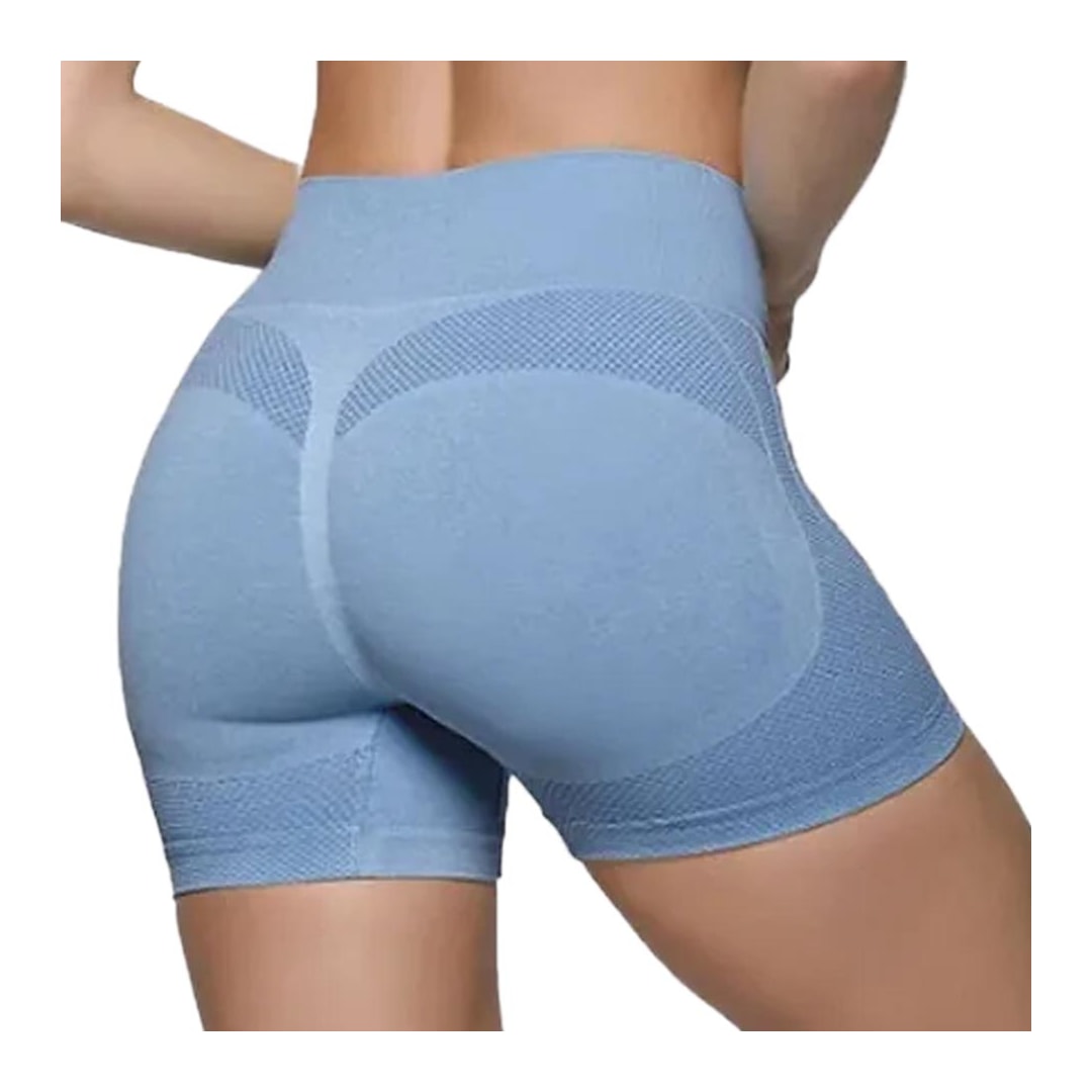 Shorts Selene Fitness 20924 Azul Mescla