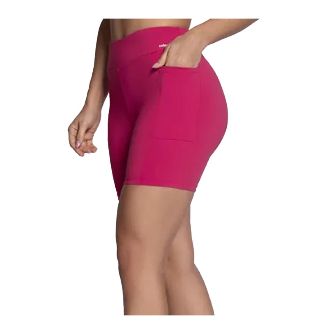 Shorts Selene Fitness 24807 Rosa Escuro Shorts Selene Fitness 24807 Rosa Escuro