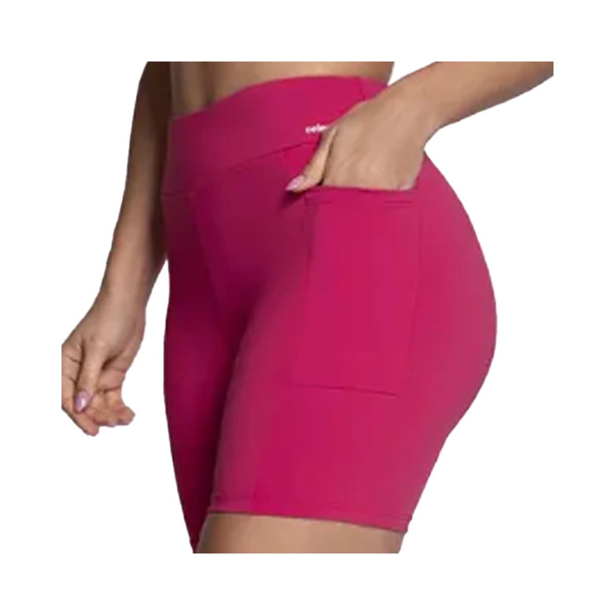 Shorts Selene Fitness 24807 Rosa Escuro Shorts Selene Fitness 24807 Rosa Escuro