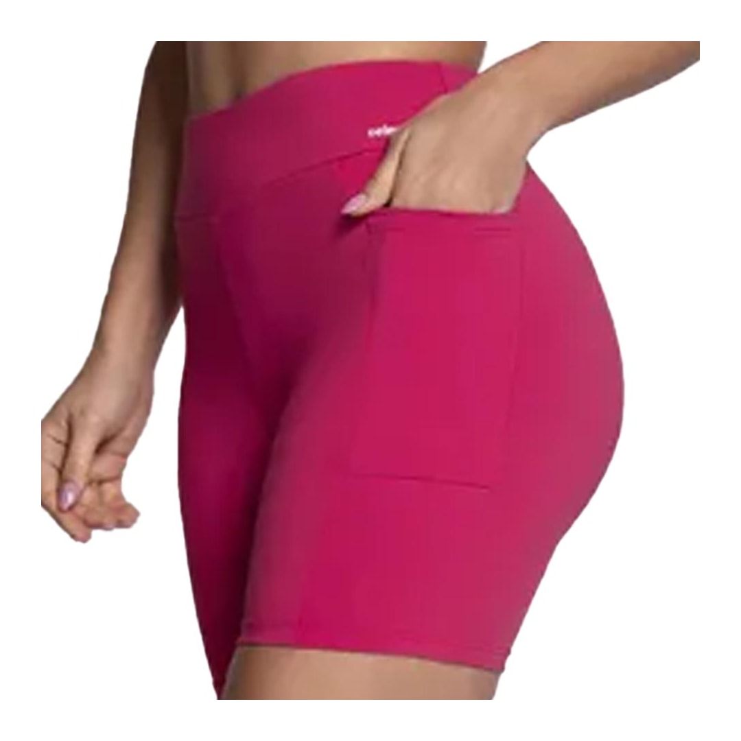 Shorts Selene Fitness 24807 Rosa Escuro