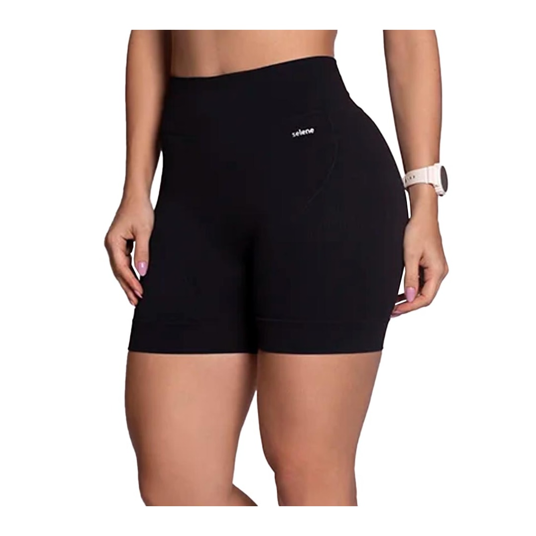 Shorts Selene Fitness Feminino 20922 Preto Shorts Selene Fitness Feminino 20922 Preto
