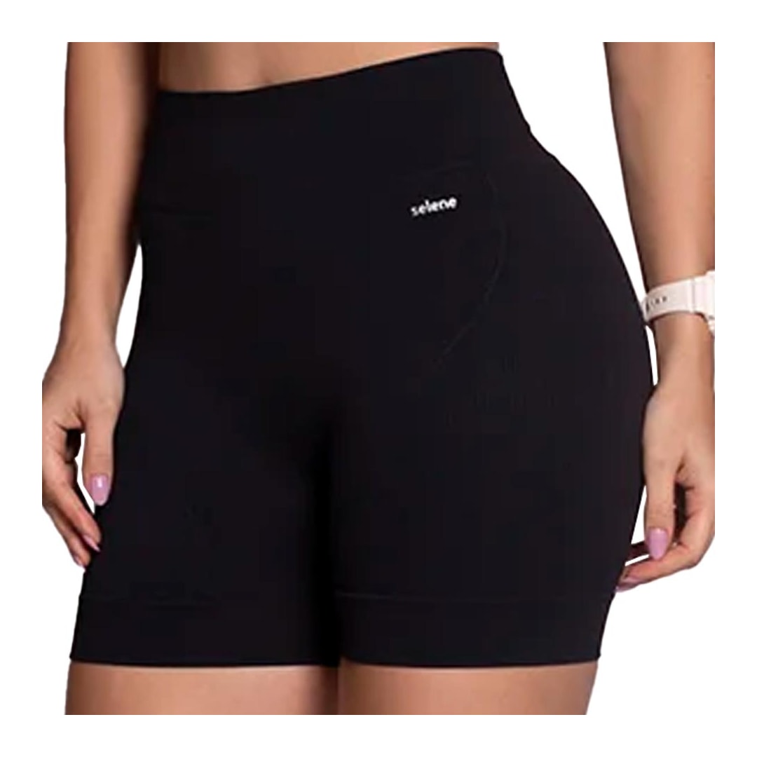 Shorts Selene Fitness Feminino 20922 Preto Shorts Selene Fitness Feminino 20922 Preto