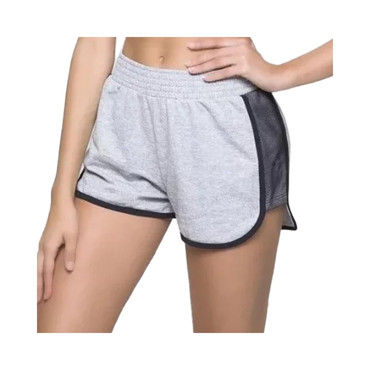 Shorts Selene Moletinho 20836 Cinza Mescla Shorts Selene Moletinho 20836 Cinza Mescla