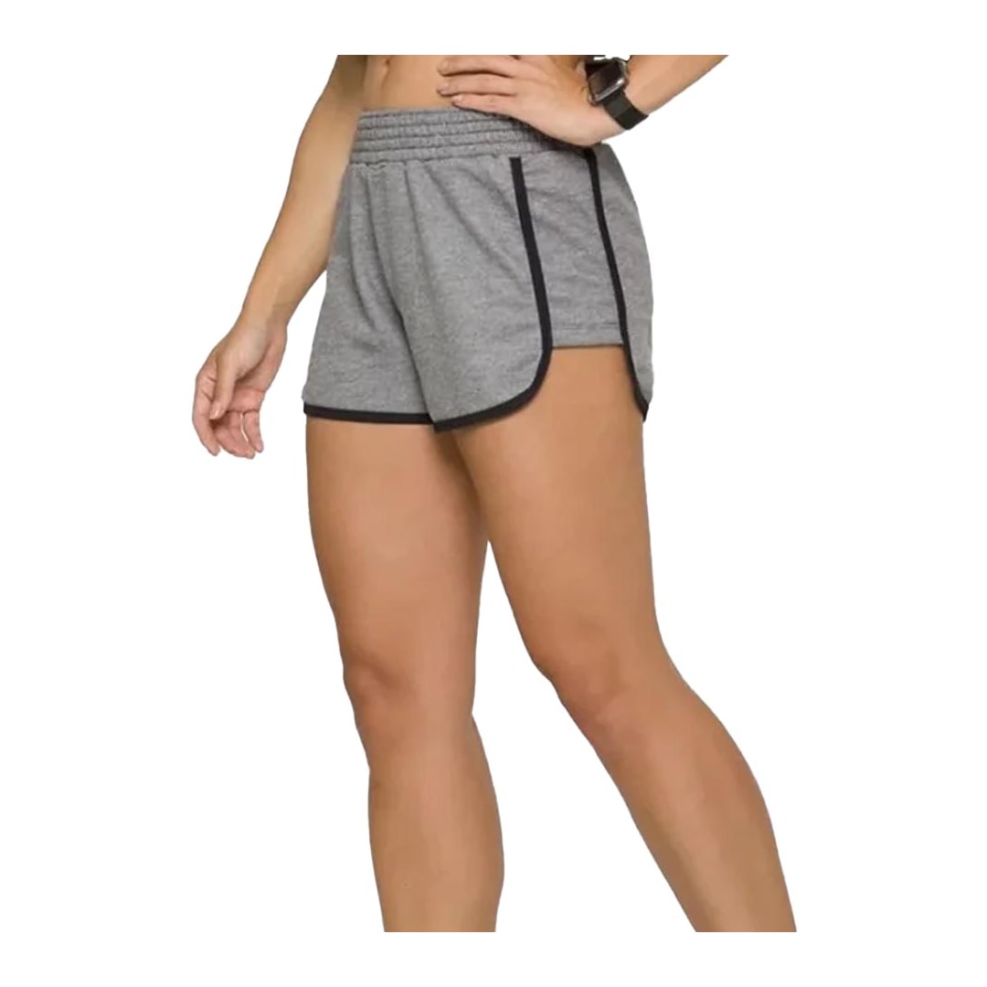 Shorts Selene Moletinho 20836 Mescla Preto
