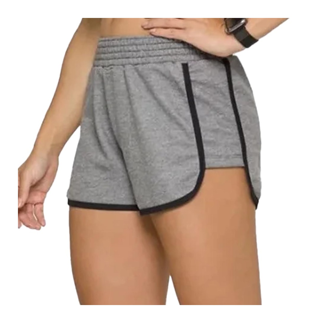 Shorts Selene Moletinho 20836 Mescla Preto