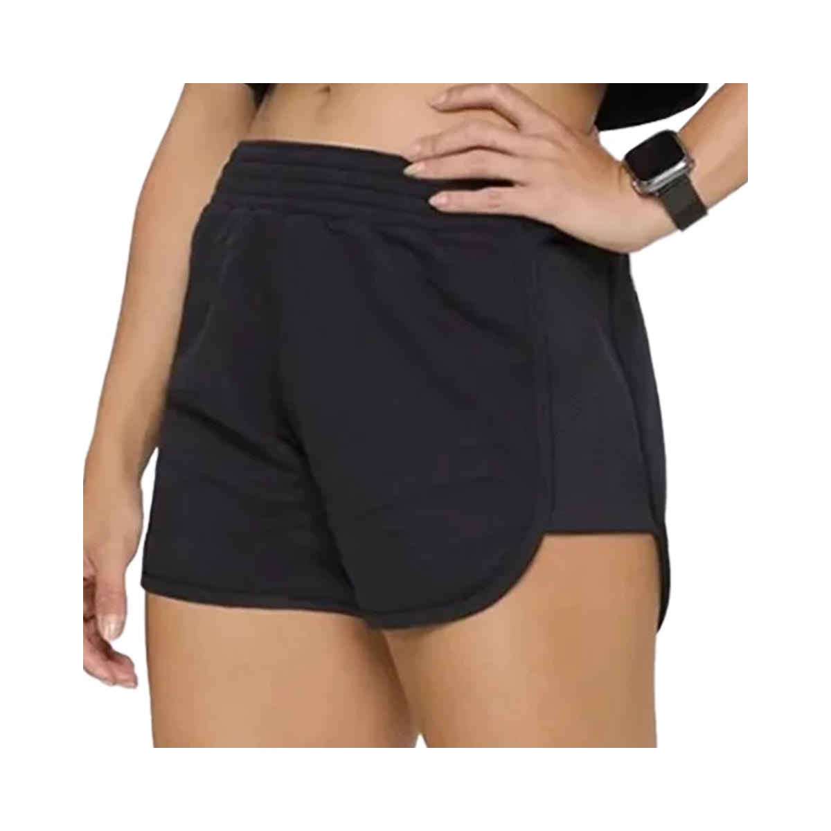 Shorts Selene Moletinho 24816 Preto Shorts Selene Moletinho 24816 Preto