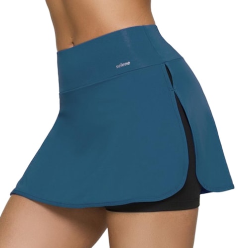 Shorts Selene Saia 20825 Azul