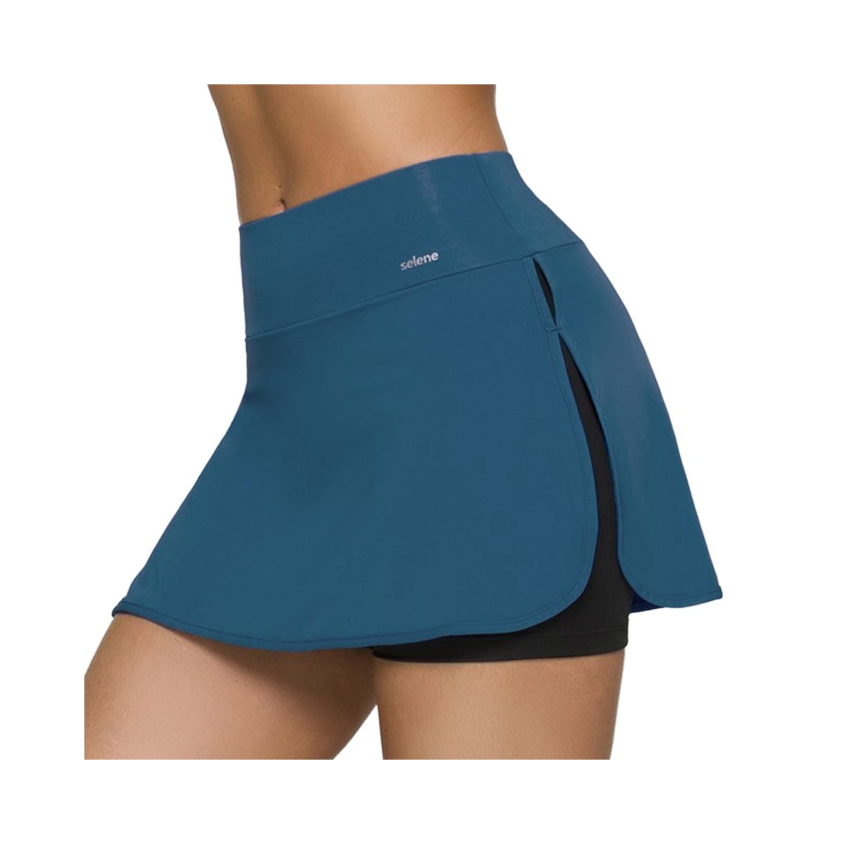 Shorts Selene Saia 20825 Azul Shorts Selene Saia 20825 Azul