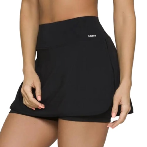 Shorts Selene Saia 20825 Preto