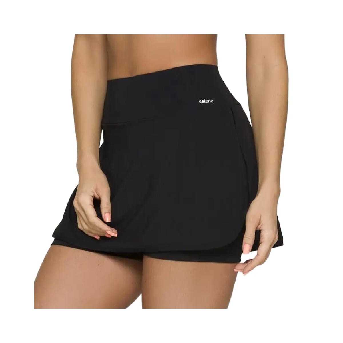 Shorts Selene Saia 20825 Preto Shorts Selene Saia 20825 Preto