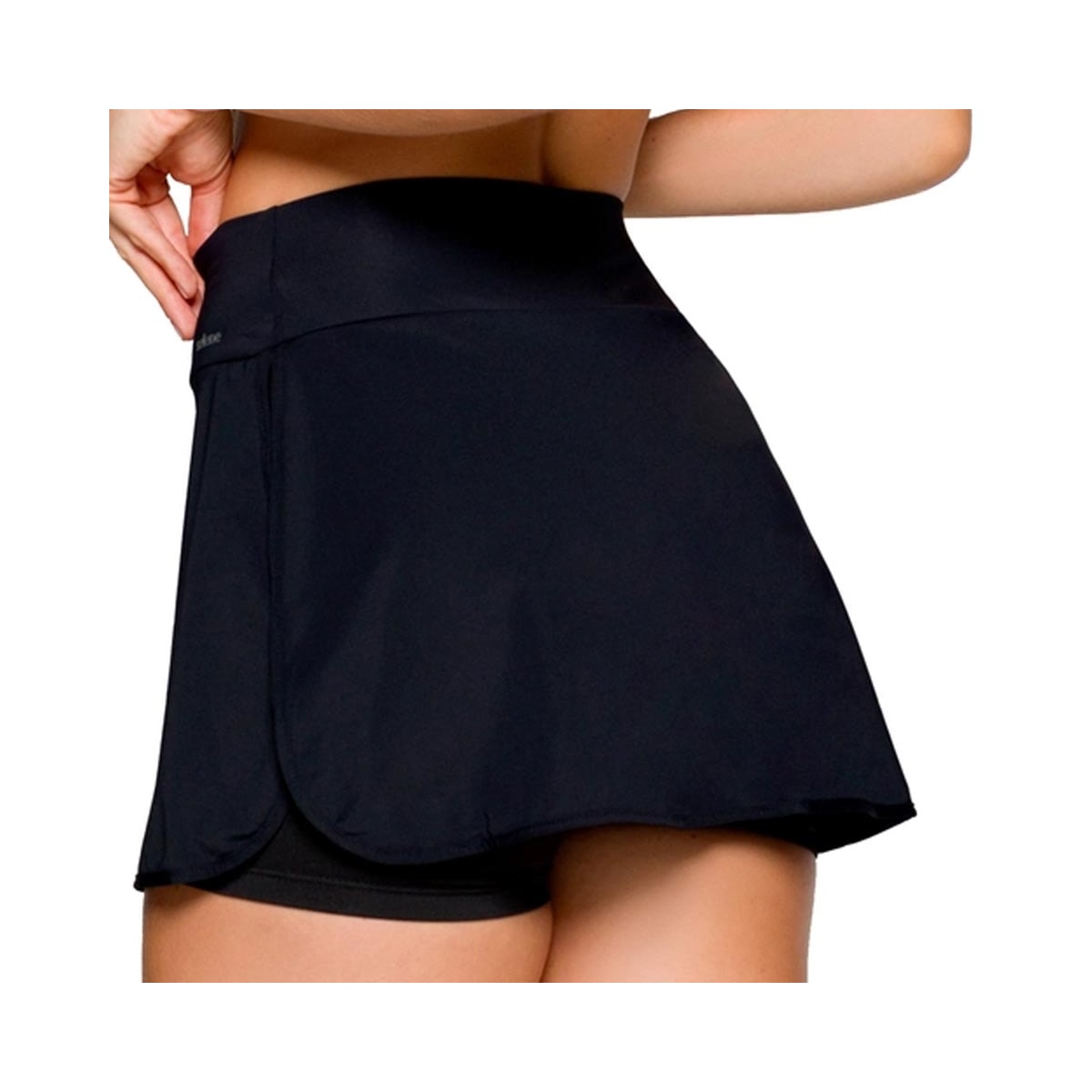 Shorts Selene Saia 20825 Preto Shorts Selene Saia 20825 Preto