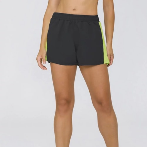 Shorts Selene Sport 24850 Chumbo/Verde