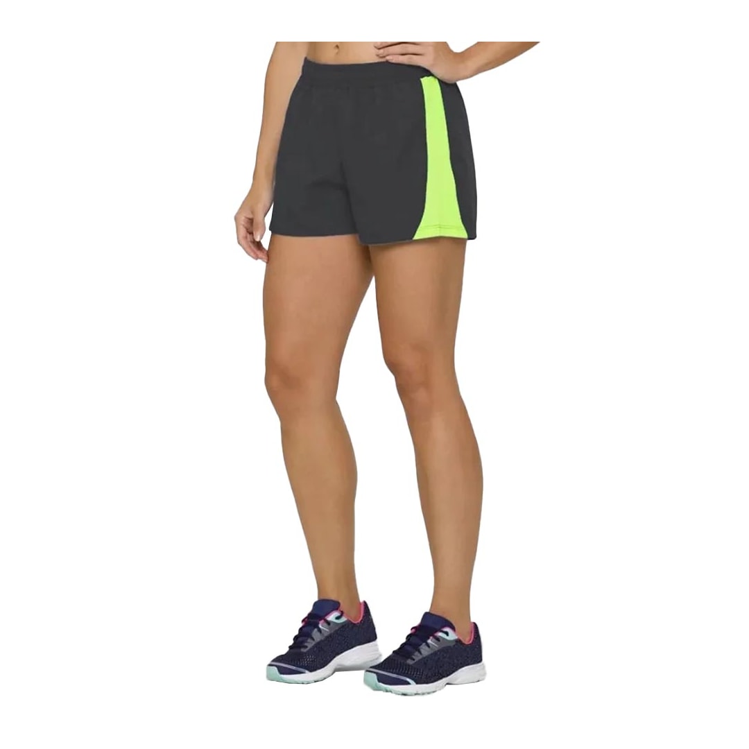 Shorts Selene Sport 24850 Chumbo/Verde