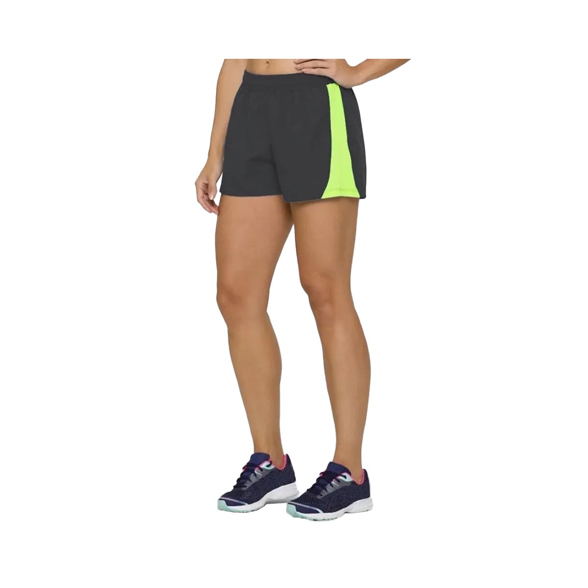 Shorts Selene Sport 24850 Chumbo/Verde Shorts Selene Sport 24850 Chumbo/Verde