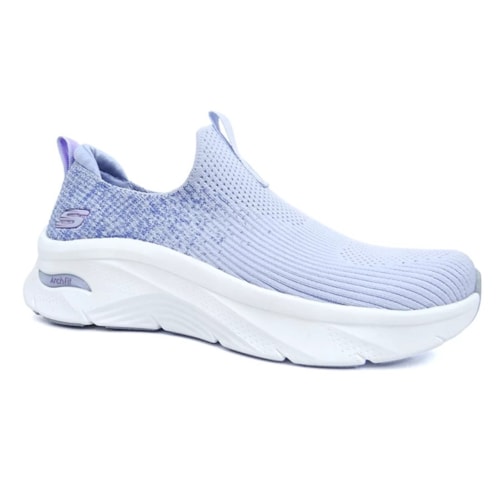 Skechers Tenis Feminino Arch Fit Dlux-Key Journey Arch Fit 149684 Azul Claro