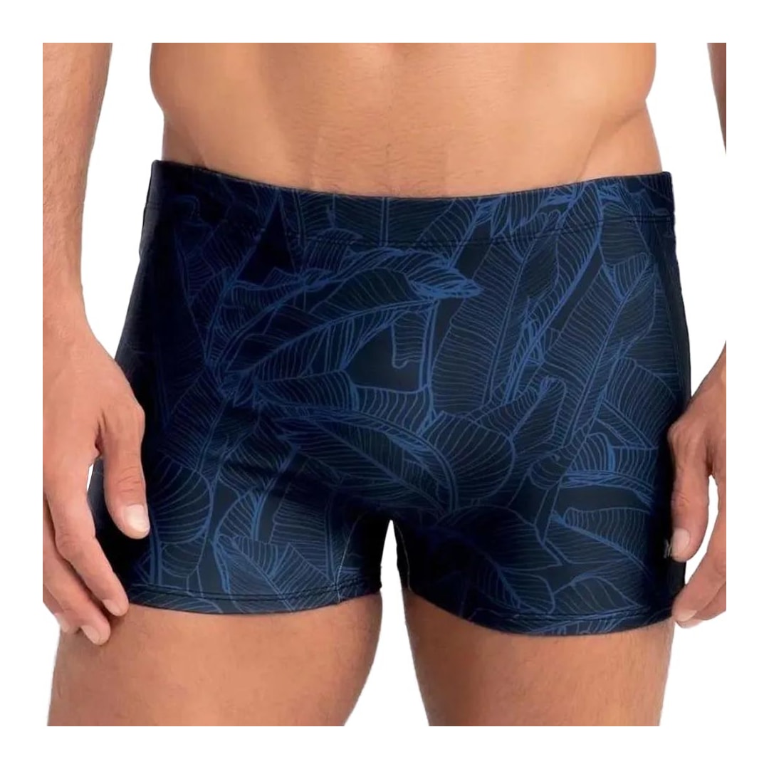 Sunga Mash Adulto 300.111 Azul Folhagem