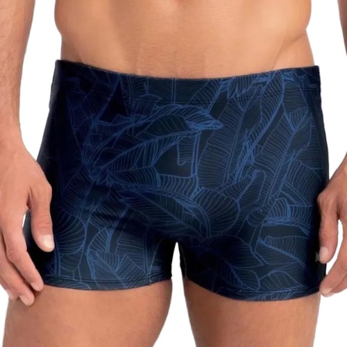 Sunga Mash Adulto 300.111 Azul Folhagem