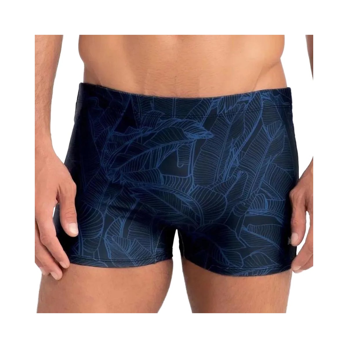 Sunga Mash Adulto 300.111 Azul Folhagem Sunga Mash Adulto 300.111 Azul Folhagem