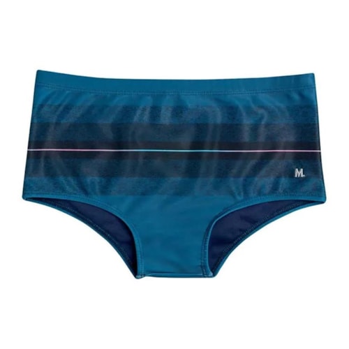 Detalhe - Sunga Mash Adulto 303.75 Azul Petroleo