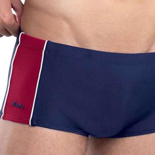 Detalhe - Sunga Mash Forrada 303.41 Azul Marinho